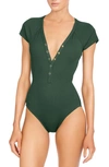 Robin Piccone Amy One-piece Swimsuit In Bonsai