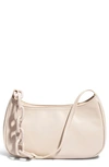 House Of Want Newbie Vegan Leather Shoulder Bag In Ecru