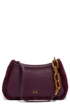 House Of Want Newbie Vegan Leather Shoulder Bag In Eggplant