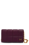 House Of Want We Browse Vegan Leather Wallet Crossbody Bag In Eggplant