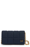 House Of Want We Browse Vegan Leather Wallet Crossbody Bag In Midnight Blue
