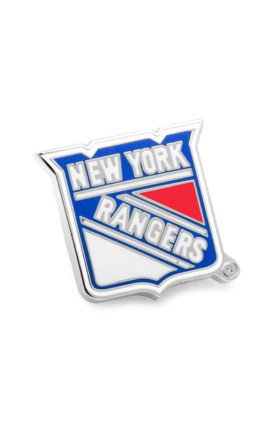 Cufflinks, Inc Nhl New York Rangers Lapel Pin In Blue