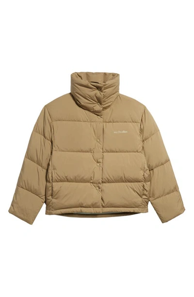 Acne Studios Padded Down Jacket In Green