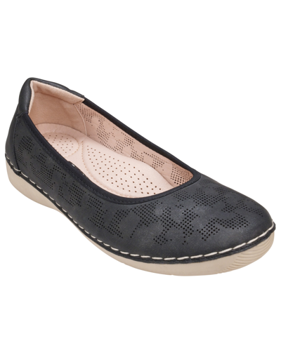 Gc Shoes Kiana Black Flat Sandals