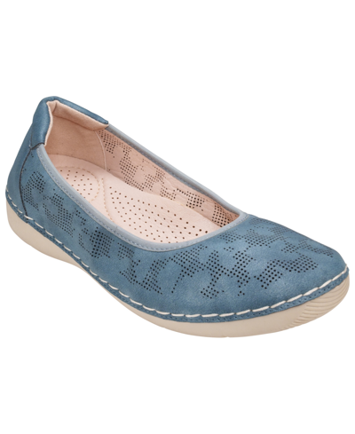Gc Shoes Kiana Navy Flat Sandals