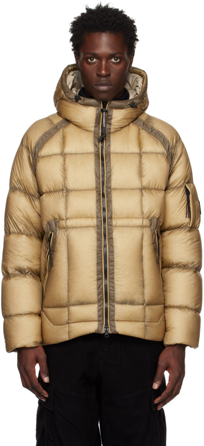 ジャケット・アウター C.P. COMPANY faded puffer jacket brown s-l400.jpg