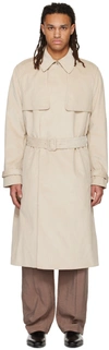 Gabriela Hearst Miklos Cotton-corduroy Trench Coat In Ecru