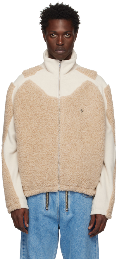 Gmbh Casual Jacket In Beige Wool