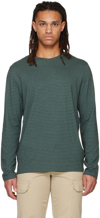 Vince Green Stripe Long Sleeve T-shirt