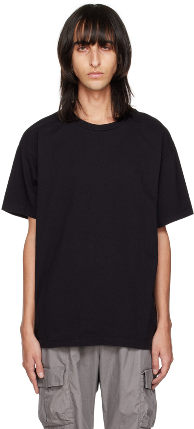 John Elliott Antiexpo Round-neck Cotton T-shirt In Black
