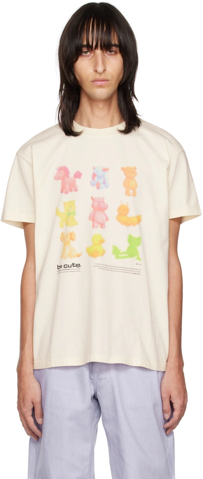 Eytys Animalia Organic-cotton T-shirt In Neutrals