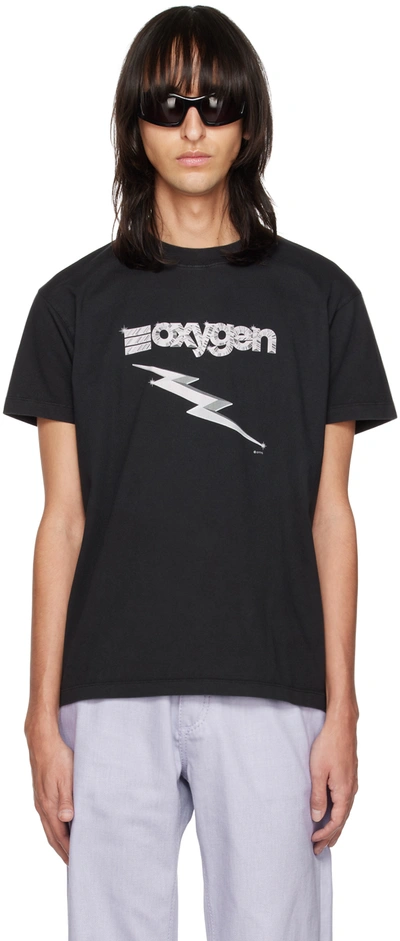 Eytys Oxygen Graphic-print T-shirt In Black