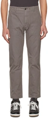 Rag & Bone Gray Cliffe Trousers In Charc