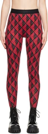 MARINE SERRE RED PRINTED LEGGING