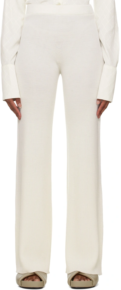 Low Classic Off-white Slim Lounge Pants In Ivory