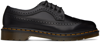 Dr. Martens' Dr. Martens Man Lace-up Shoes Black Size 11 Leather In Black Smooth