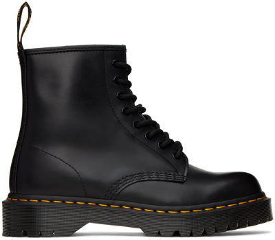 Dr. Martens' Black 1460 Bex Ankle Boots In Black Smooth