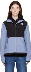 The North Face Denali Polartec Fleece Jacket In Black,purple