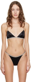 Nué Rosie Silk Bra In Black