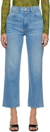 SLVRLAKE BLUE LONDON CROP JEANS