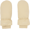 HOLZWEILER BEIGE SLOGEN BUBBLE DOWN GLOVES