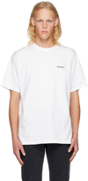 CARHARTT WHITE EMBROIDERED T-SHIRT