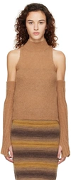 Gimaguas Ssense Exclusive Brown Aconcagua Turtleneck & Sleeves Set In Brown