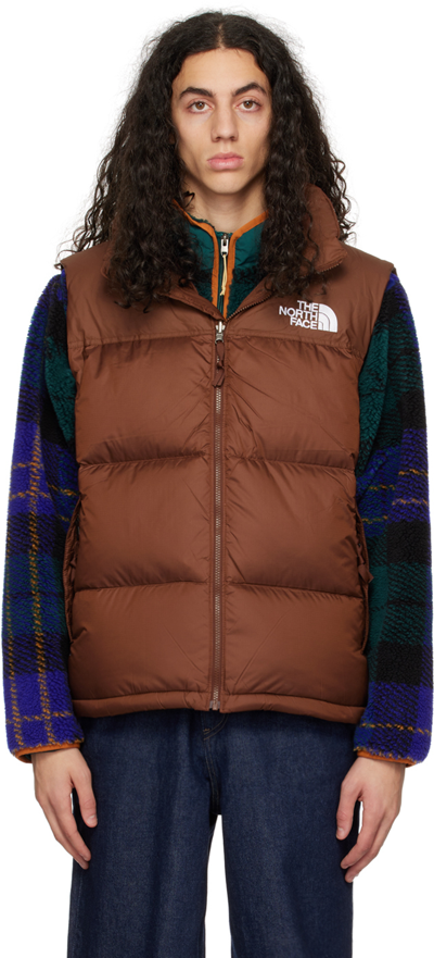The North Face 1996 Nuptse Down Gilet Brown ModeSens