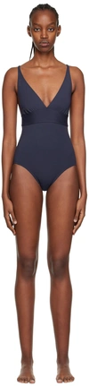 ERES NAVY LARCIN ONE-PIECE SWIMSUIT