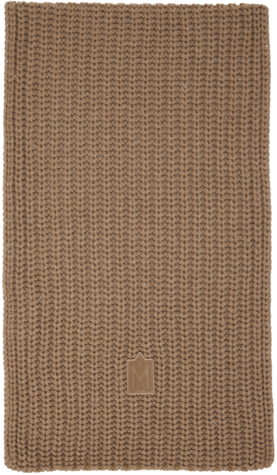 Mackage Logo Scarf In Camel