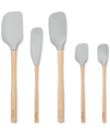 TOVOLO 5-PC. FLEX-CORE WOOD-HANDLE KITCHEN SPATULA SET