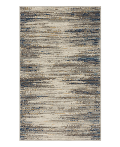 Mohawk Cleo Bell Place 3'9" X 6' Area Rug In Silver