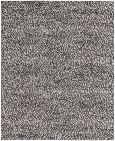 Simply Woven Vancouver R39fj 6'7" X 9'6" Area Rug In Beige