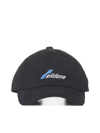 We11 Done Logo Embroidered Baseball Cap In Black