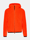 MONCLER ORANGE TEDDY FLEECE SWEATSHIRT