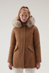 Woolrich Women Dark Carmel Size L In Dark Camel