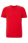 Hugo Boss Two-pack Of Cotton Underwear T-shirts With Vertical Logo In Light Red