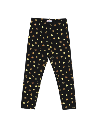 Chiara Ferragni Cf Gold Leggings In Black