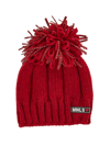 MONNALISA MONNALISA  KNITTED HAT WITH FRINGES AND STUDS