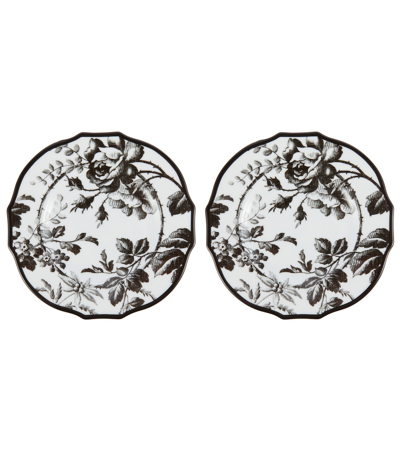 Gucci Herbarium Set Of 2 Accent Plates