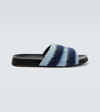 MARNI FUSSBETT STRIPED SLIDES