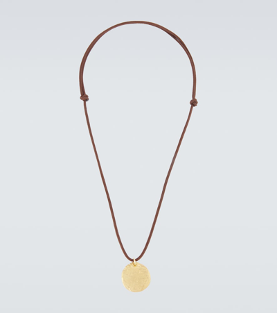 Elhanati String 18kt Gold Necklace In 18kt Solid Yellow Gold