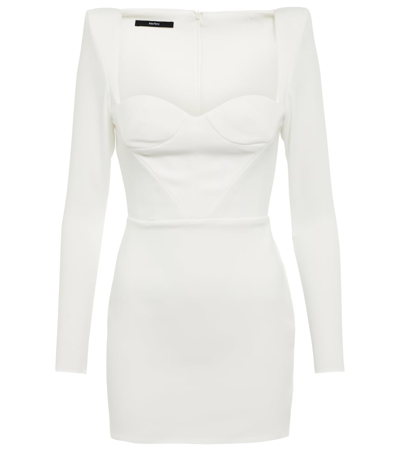 Alex Perry Grant Crêpe Minidress In White