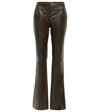 ALTUZARRA SERGE LEATHER BOOTCUT PANTS