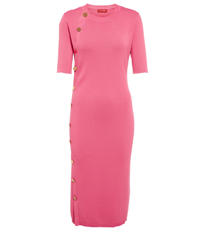 Altuzarra Minamoto Knit Midi Dress In Rosa