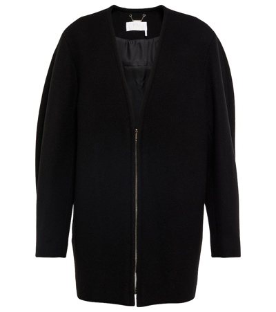 Chloé Wool-blend Coat In Black