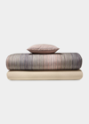 Missoni Jill 3-piece 280 Thread Count Queen Duvet Cover Set In 165-verde Multi