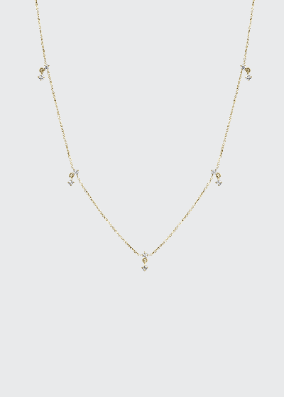 Lizzie Mandler Fine Jewelry Eclat Diamond Station Necklace In Yg