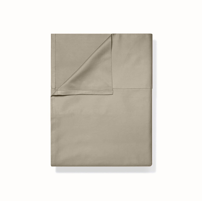 Boll & Branch Organic Signature Hemmed Flat Sheet In Oak - New Color