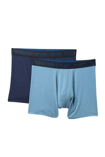 Ted Baker Modal Boxer Briefs In Navy/provblue